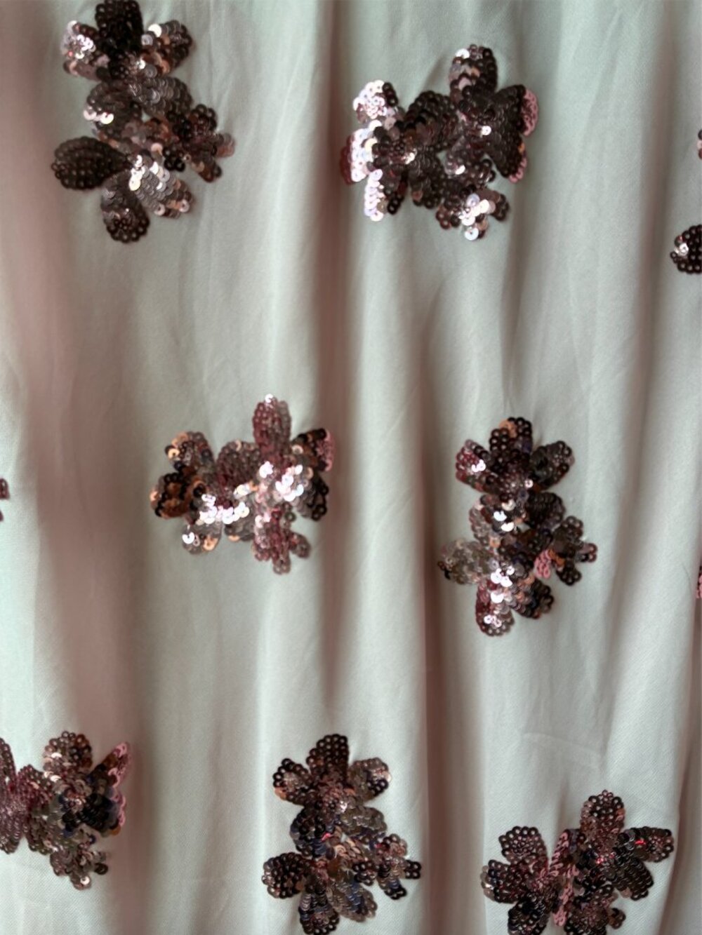 Peppermayo NWT Sweet Escape Sequin Strapless Maxi Dress in Baby Pink- Size US 18 - Picture 10 of 16